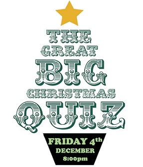 The Great Big Christmas Quiz – 4th December | Sydenham Tennis Club